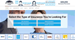 Desktop Screenshot of easyinsurancefinder.com