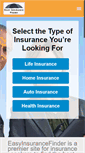 Mobile Screenshot of easyinsurancefinder.com